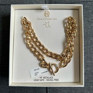House of Harlow Heavy Gold Necklace